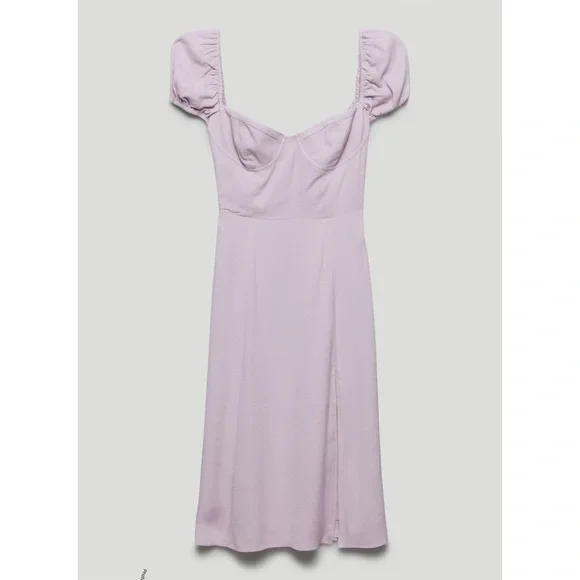 Aritzia Sunday Best Savannah Dress in rare discontinued color Hazy Lilac - Picture 9 of 9